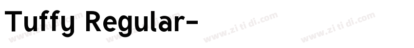 Tuffy Regular字体转换